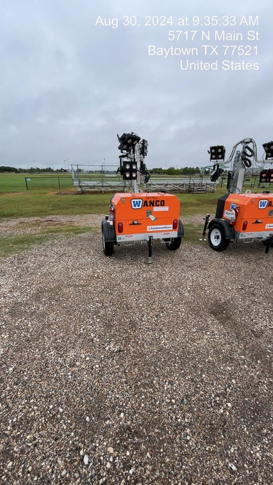 2024 Wanco WLTT-4MM4K Diesel, Deep Sea Controller, Shore Power Plug, Auto Start, (4) 350W LED Floodlights, 4kW Generator, 60 Gal Fuel Tank, 2" Ball, T3