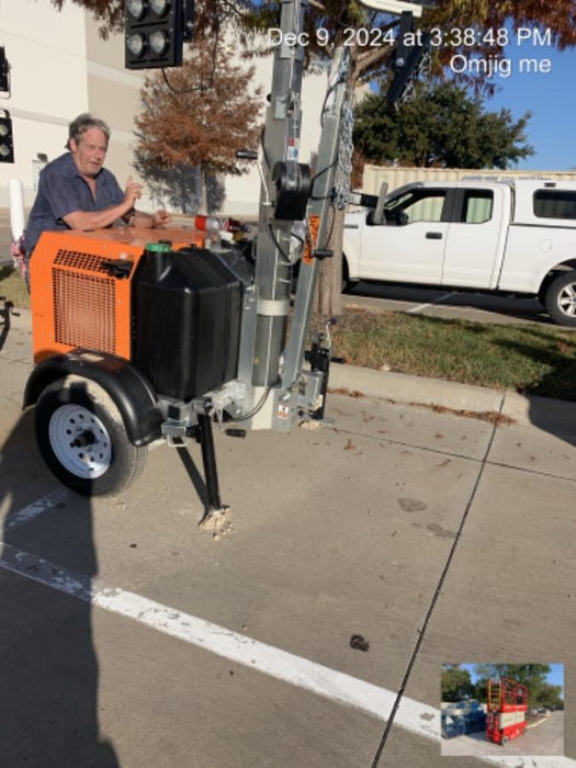 2024 Wanco WLTT-4MM4K Diesel, Deep Sea Controller, Shore Power Plug, Auto Start, (4) 350W LED Floodlights, 4kW Generator, 60 Gal Fuel Tank, 2" Ball, T3