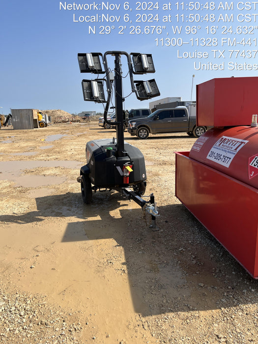 2024 Wacker Neuson LTT4 Diesel, Kohler KDW702, Deep Sea Controller, Auto Start, LED 320W, Bypass Outlet, T3