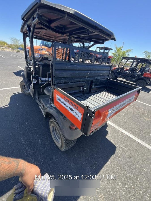 2022 Kubota RTV-X1140R-H Plastic Canopy, Windshield Acrylic Clear, LED Strobe Light, Wire Harness Kit, Back up Alarm