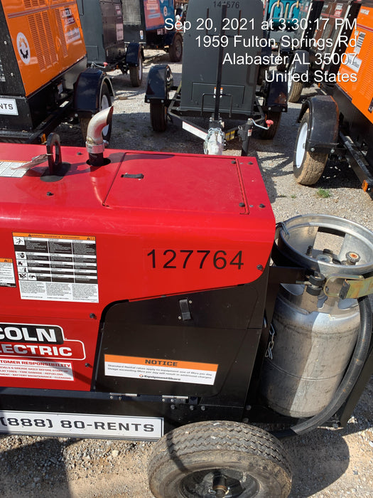 2021 Lincoln Electric Ranger 305 LPG K3430-1, Ranger 305 LPG, Undercarriage, Tank Holder & Strap, 10kw AC Gen, 25hp Kohler LPG Eng