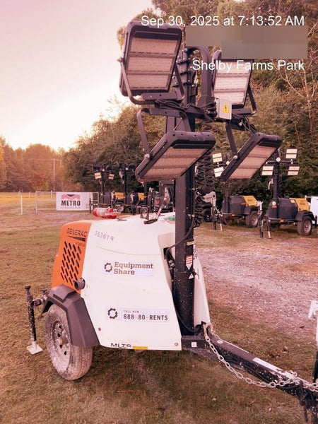 2023 Generac MLT2 Diesel, Flex Switch 120V Input, Powerzone Controller, (4) 320W LED Lights, 4kW Generator, 39.9 Gal Fuel Tank, 2" Ball, T3