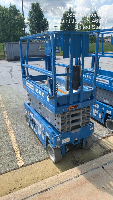 2020 Genie GS-1930 Solid Non Marking Tires, Beacon, Folding rails with half height swing gate