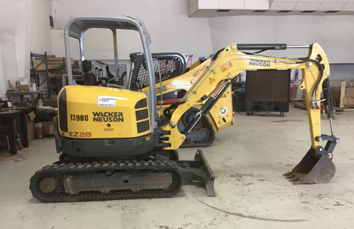 2018 Wacker Neuson EZ28 EZ28 6K Track Excavator,TRK,LGD,CNPY, Manual QC, Buckets: 24" , 12"