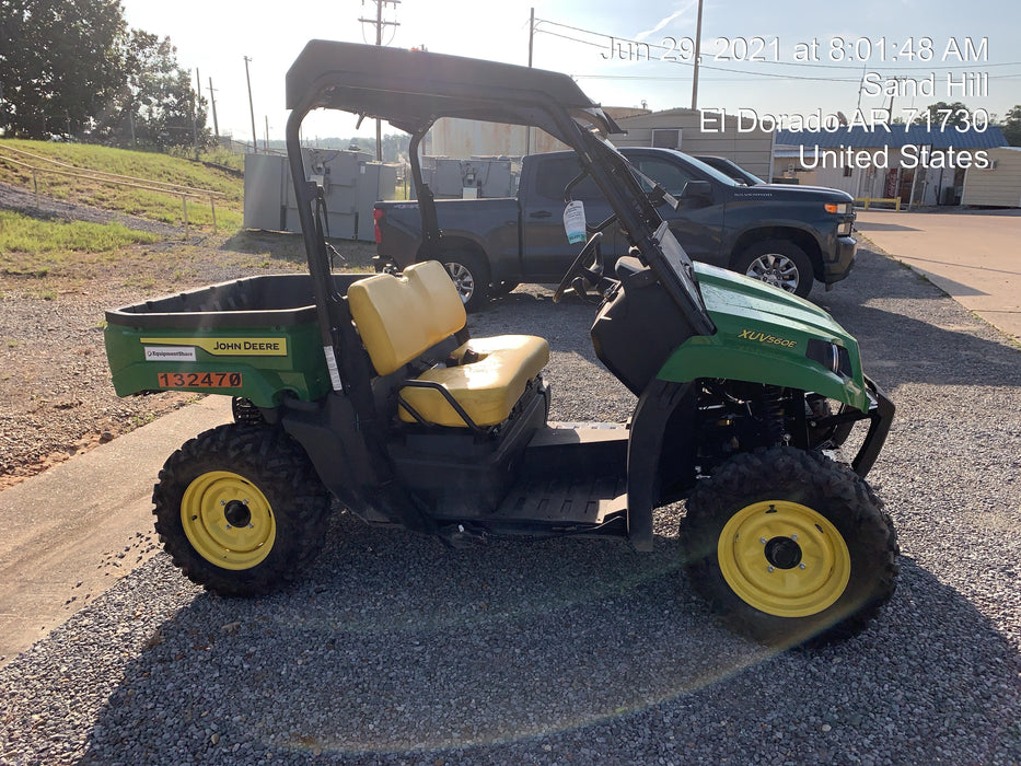 2021 John Deere XUV560E GATOR 4WD Utility Cart - 2-Seat, GAS, Canopy - ROPS, Windshield