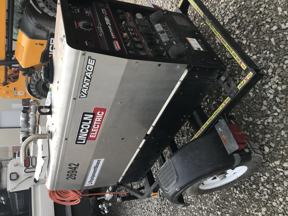 2019 Lincoln Electric Vantage 322 Lincoln Vantage 322 Welder w/Trailer, Light Kit, Cable Rack