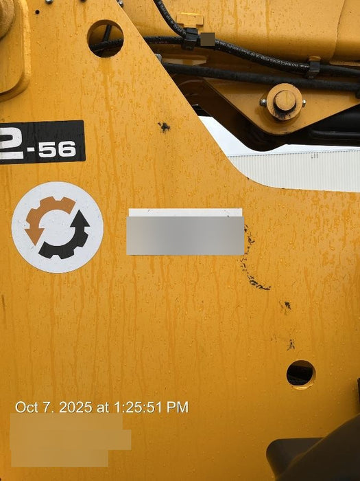 2020 JCB 512-56 Cab/Heat/Air, 109Hp, Solid Tires, Work Lights, Beacon, Aux Hydraulics, Back up Alarm, Lifting Eye, ES Decals