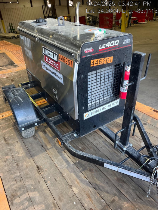 2024 Lincoln Electric LE400 Kubota V1505, Trlr, Cable Rack, Light Kit, ES Decals, T3