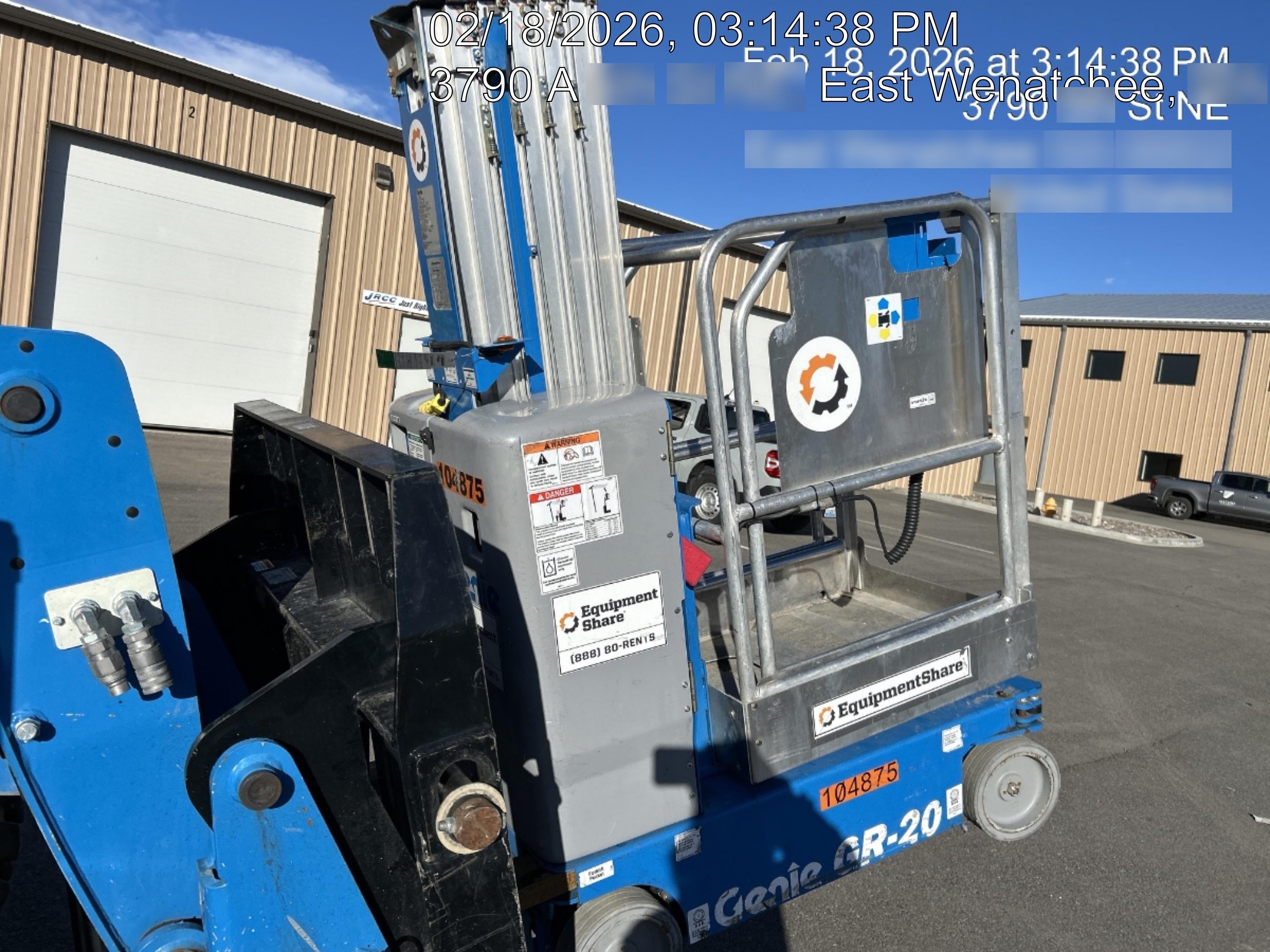 2020 GENIE GR-20
