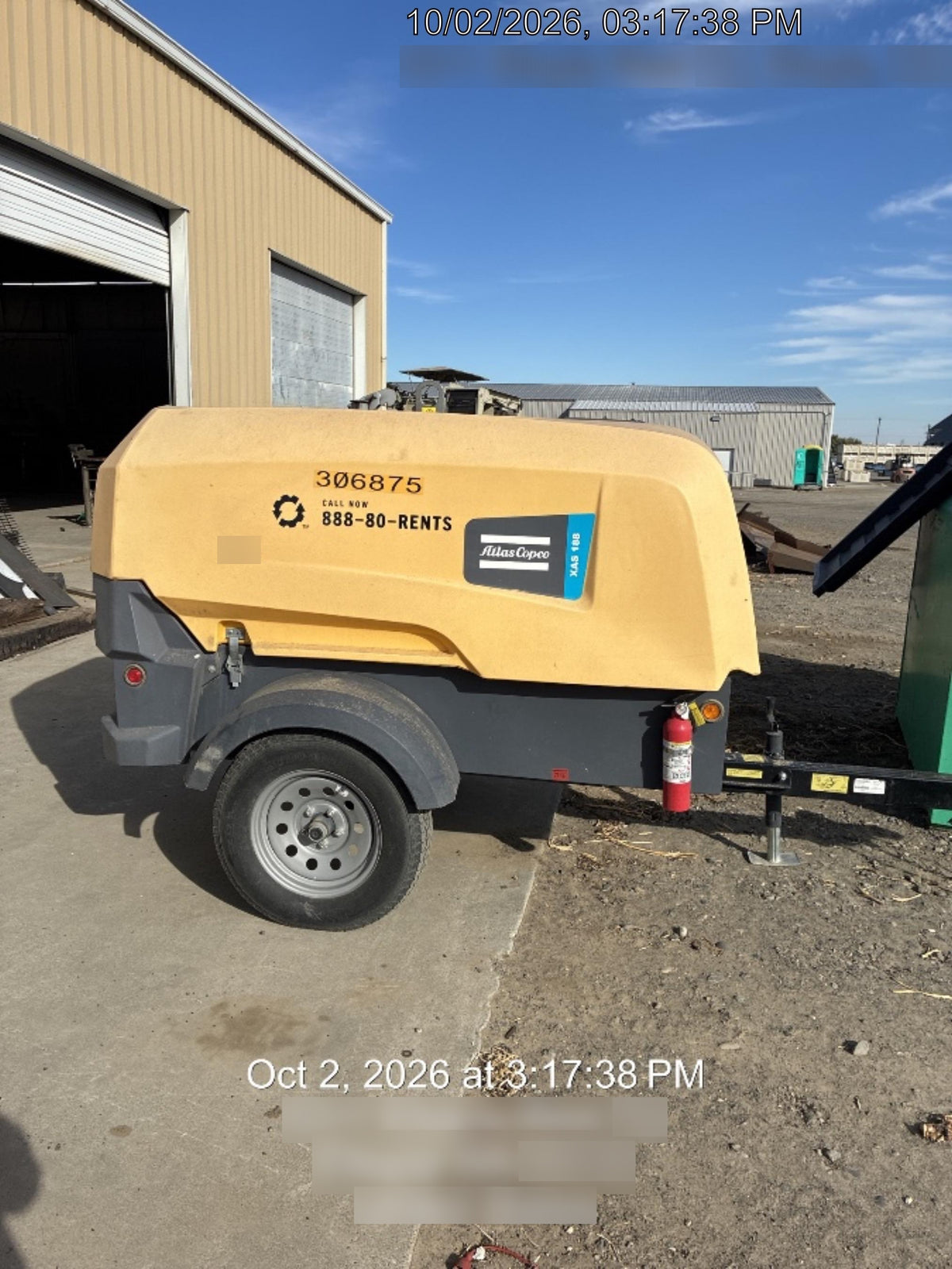2023 ATLAS COPCO XAS188 CWK