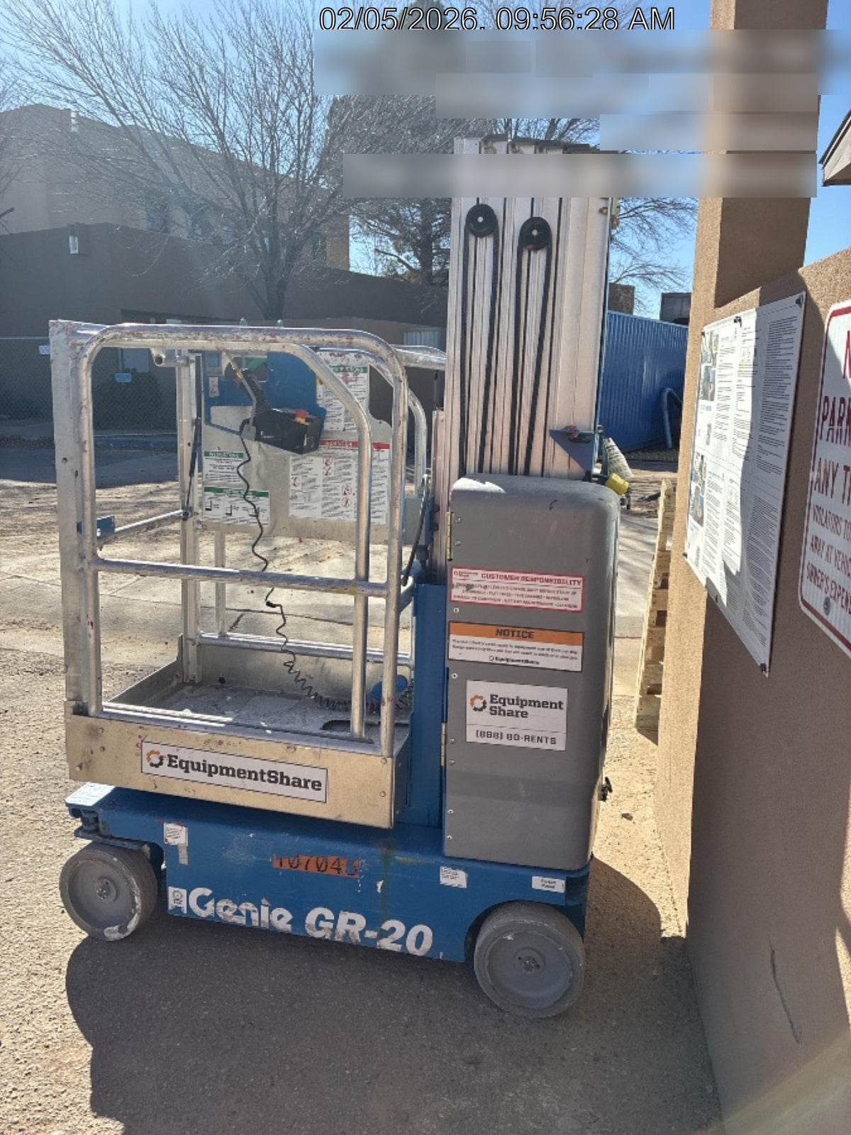 2020 GENIE GR-20