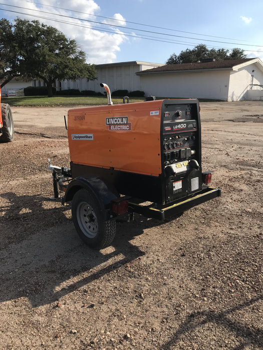 2022 Lincoln Electric LE400 Kubota V1505, Trlr, Cable Rack, Light Kit, ES Decals, T3