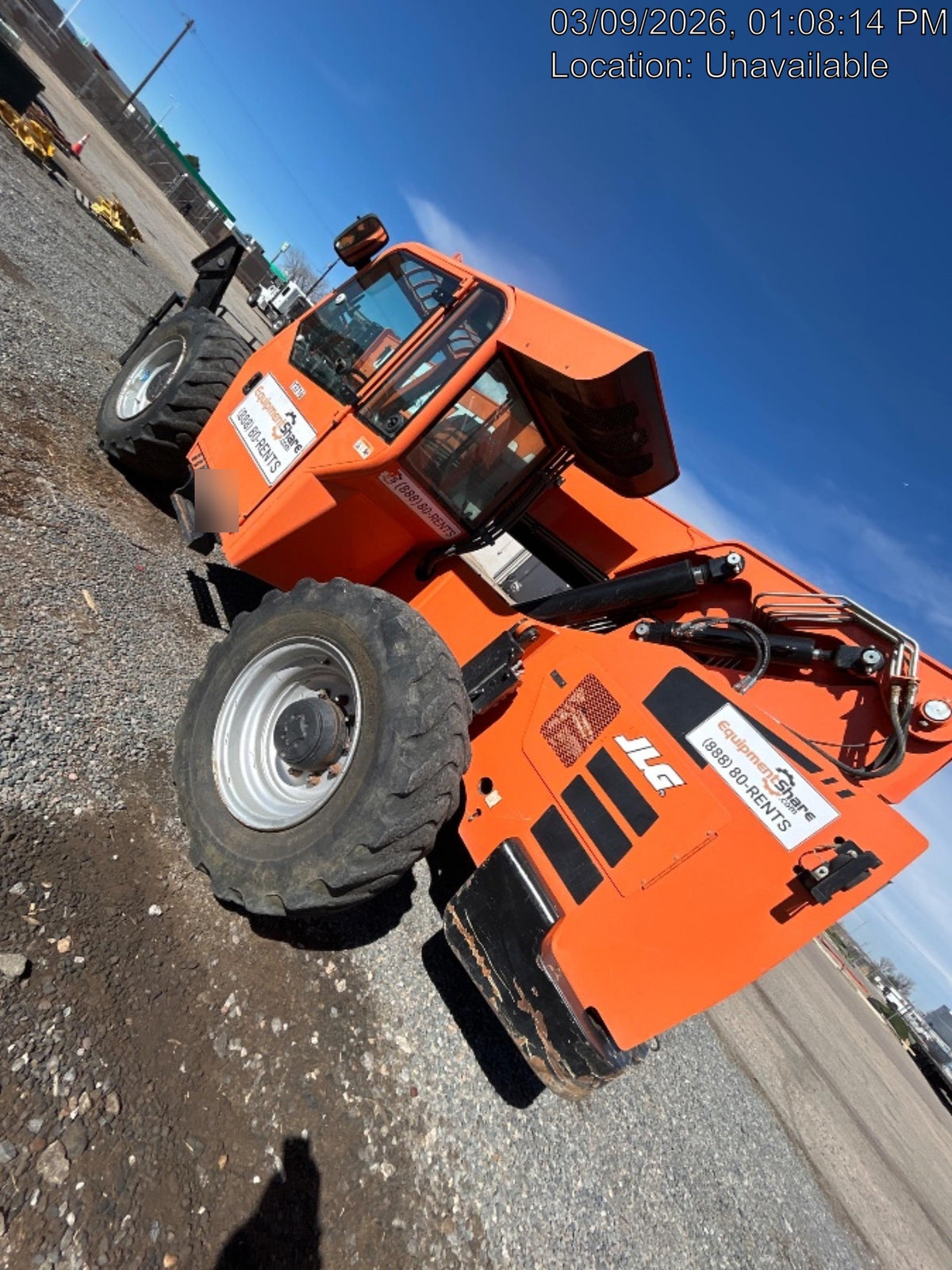 2018 Skytrak 10054 JLG Skytrak 10054, Solid Tires (shipping-Boss), CAB, Beacon and Work Light Package