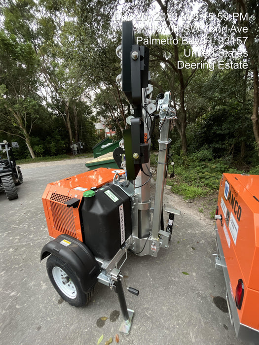 2023 Wanco WLTT-4MM4K Diesel, Deep Sea Controller, Shore Power Plug, Auto Start, (4) 350W LED Floodlights, 4kW Generator, 60 Gal Fuel Tank, 2" Ball, T3