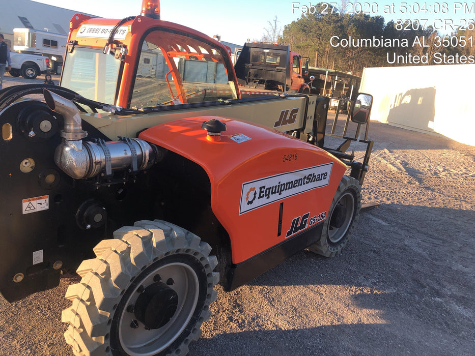 2020 JLG G5-18A Canopy, NM Solid Tires, Beacon w/48" Carriage, 48" Pallet Forks