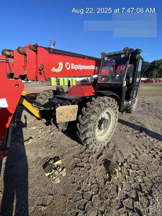 2019 Manitou MTA10055 Cab/Heat/Air, 120 HP, Solid Tires, Work Lights, Lift Hook, Auxiliary Hydraulics w/66" Carriage and 60" Forks