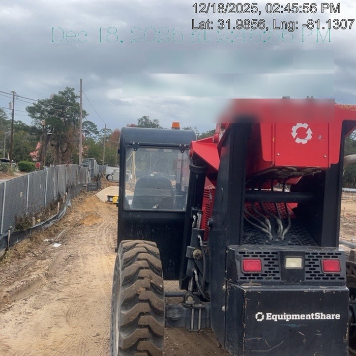 2019 Manitou MTA10055 Canopy, 120 HP, Solid Tires, Work Lights, Lift Hook, Auxiliary Hydraulics 66" Carriage and 60" Forks
