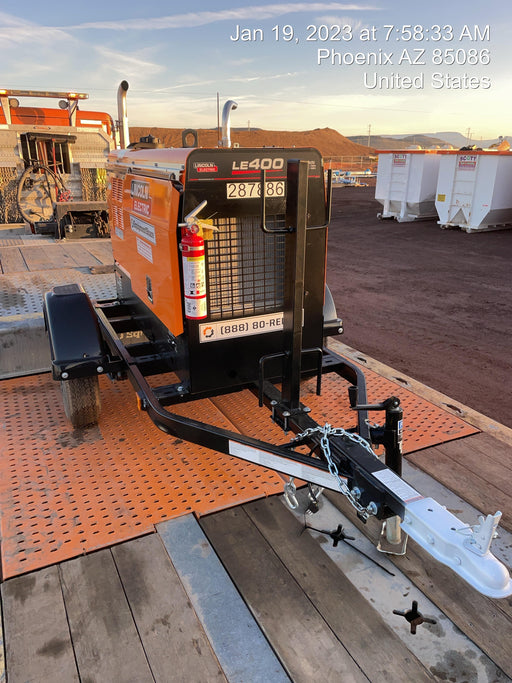 2023 Lincoln Electric LE400 Kubota V1505, Trlr, Cable Rack, Light Kit, ES Decals, T3