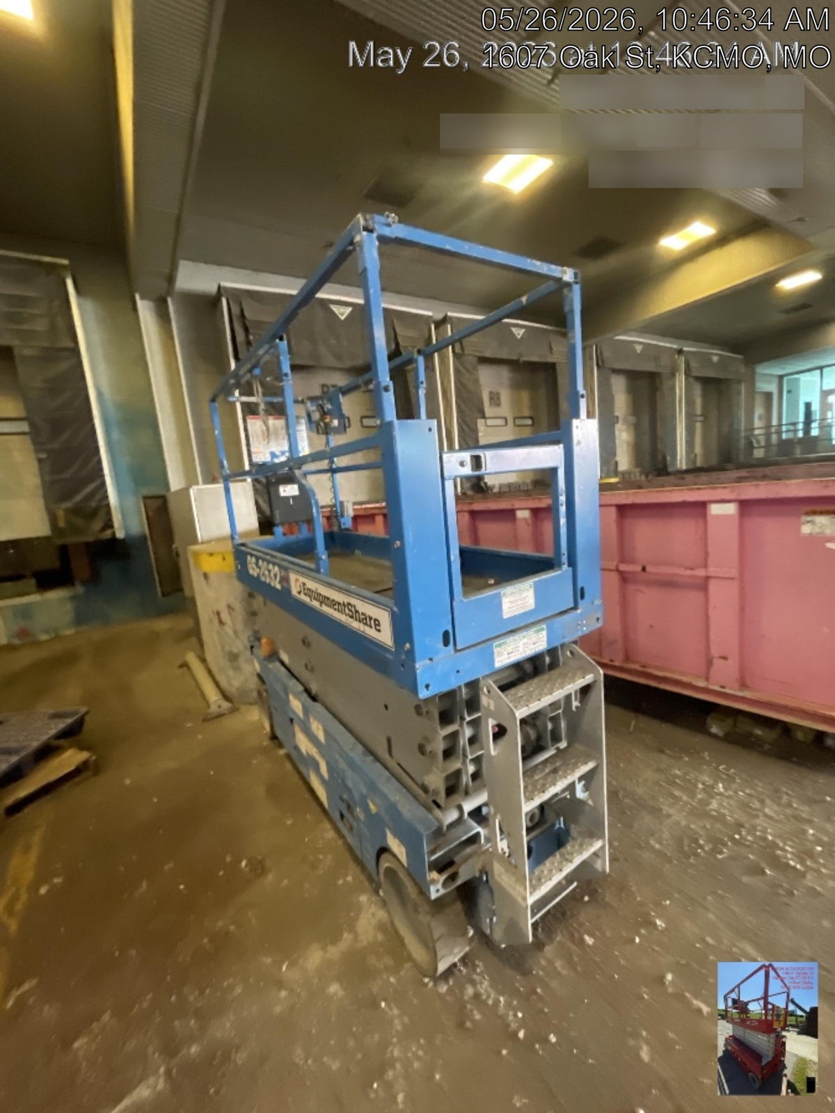 2019 Genie GS-2632 Folding Rails, Swing Gate, EE Rated