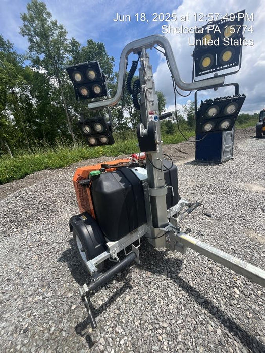 2024 Wanco WLTT-4MM4K Diesel, Deep Sea Controller, Shore Power Plug, Auto Start, (4) 350W LED Floodlights, 4kW Generator, 60 Gal Fuel Tank, 2" Ball, T3
