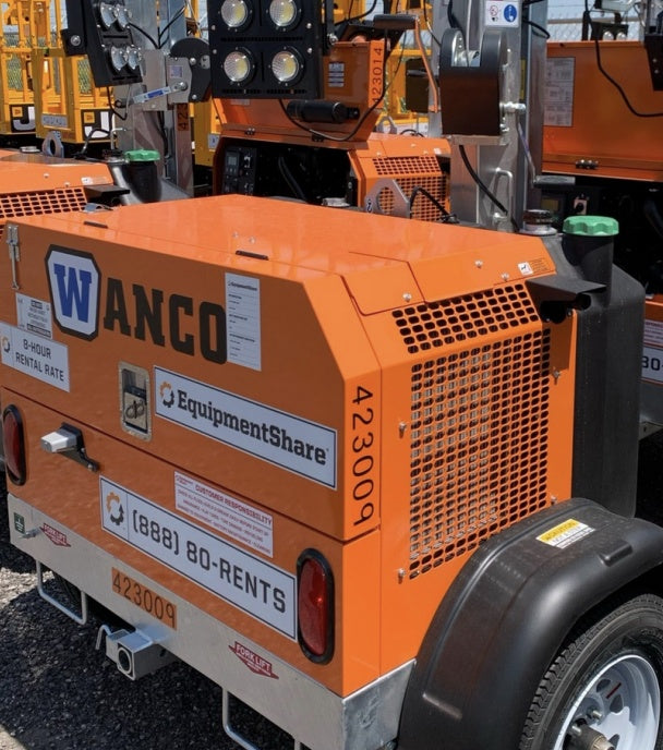 2024 Wanco WLTT-4MM4K Diesel, Deep Sea Controller, Shore Power Plug, Auto Start, (4) 350W LED Floodlights, 4kW Generator, 60 Gal Fuel Tank, 2" Ball, T3