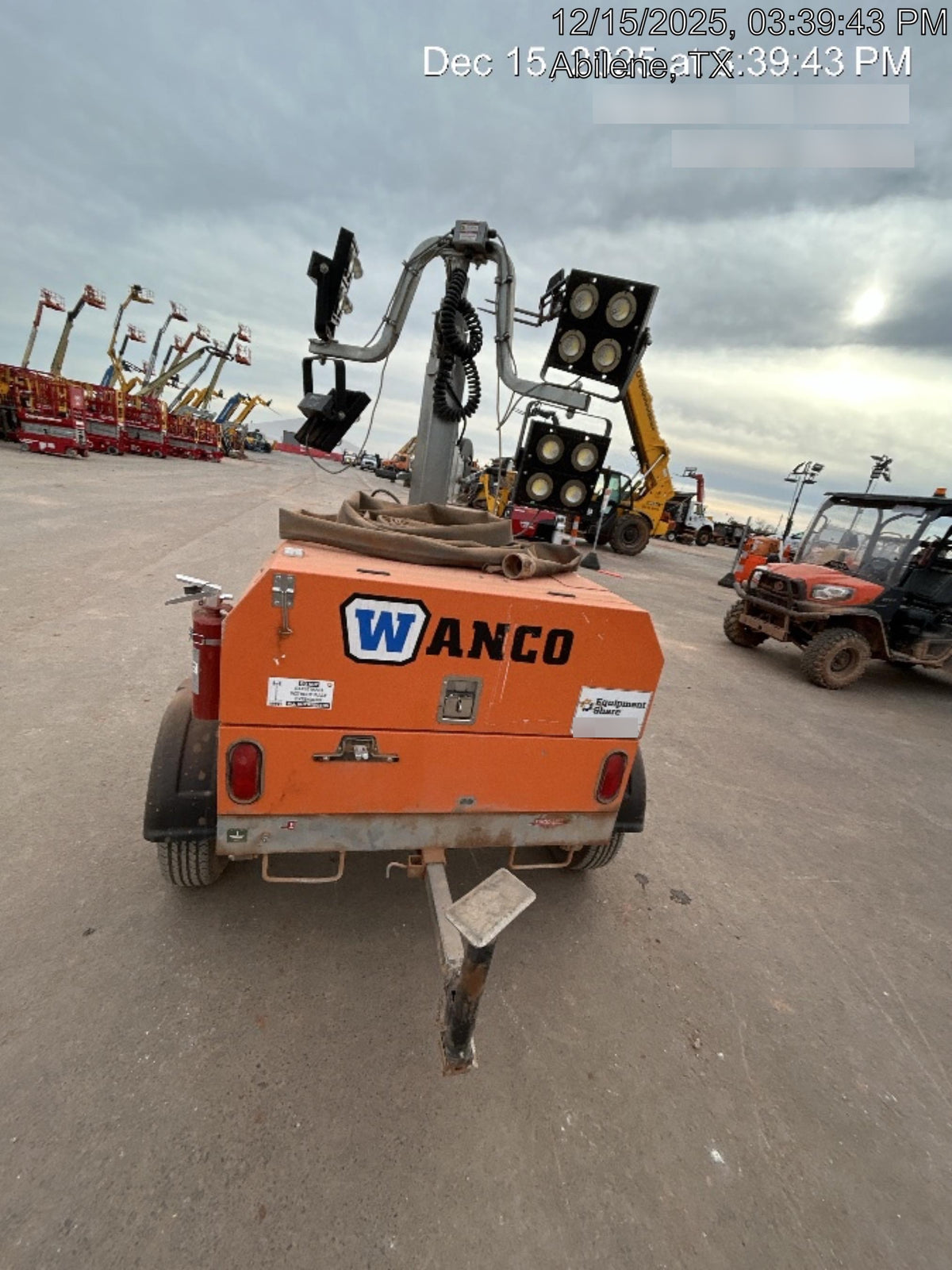 2024 Wanco WLTT-4MM4K Diesel, Deep Sea Controller, Shore Power Plug, Auto Start, (4) 350W LED Floodlights, 4kW Generator, 60 Gal Fuel Tank, 2" Ball, T3