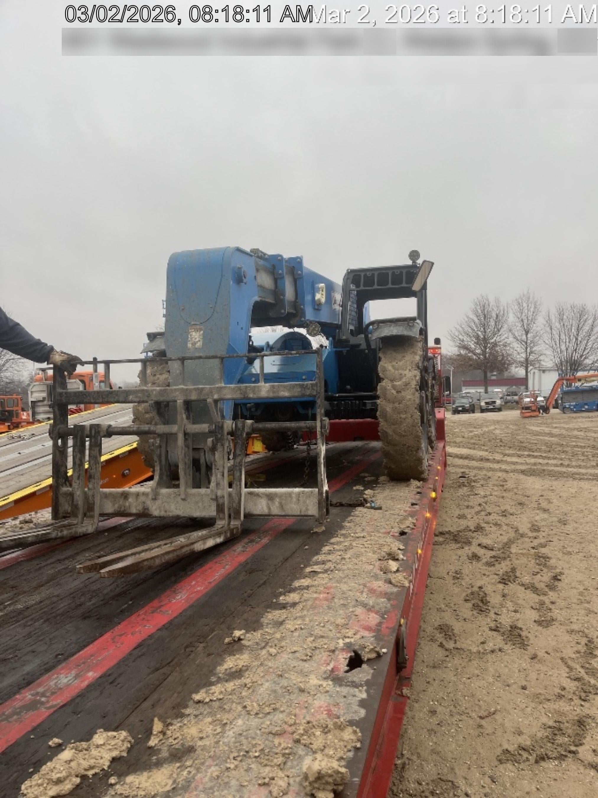 2018 Genie GTH-844 Genie GTH-844 w/ROPS, Work Lights, Solid Tires, RH Cab Mesh, Beacon, 60" Carriage and Forks