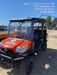 2022 Kubota RTV-X1140W-H Plastic Canopy, Windshield Acrylic Clear, LED Strobe Light, Wire Harness Kit, Back up Alarm