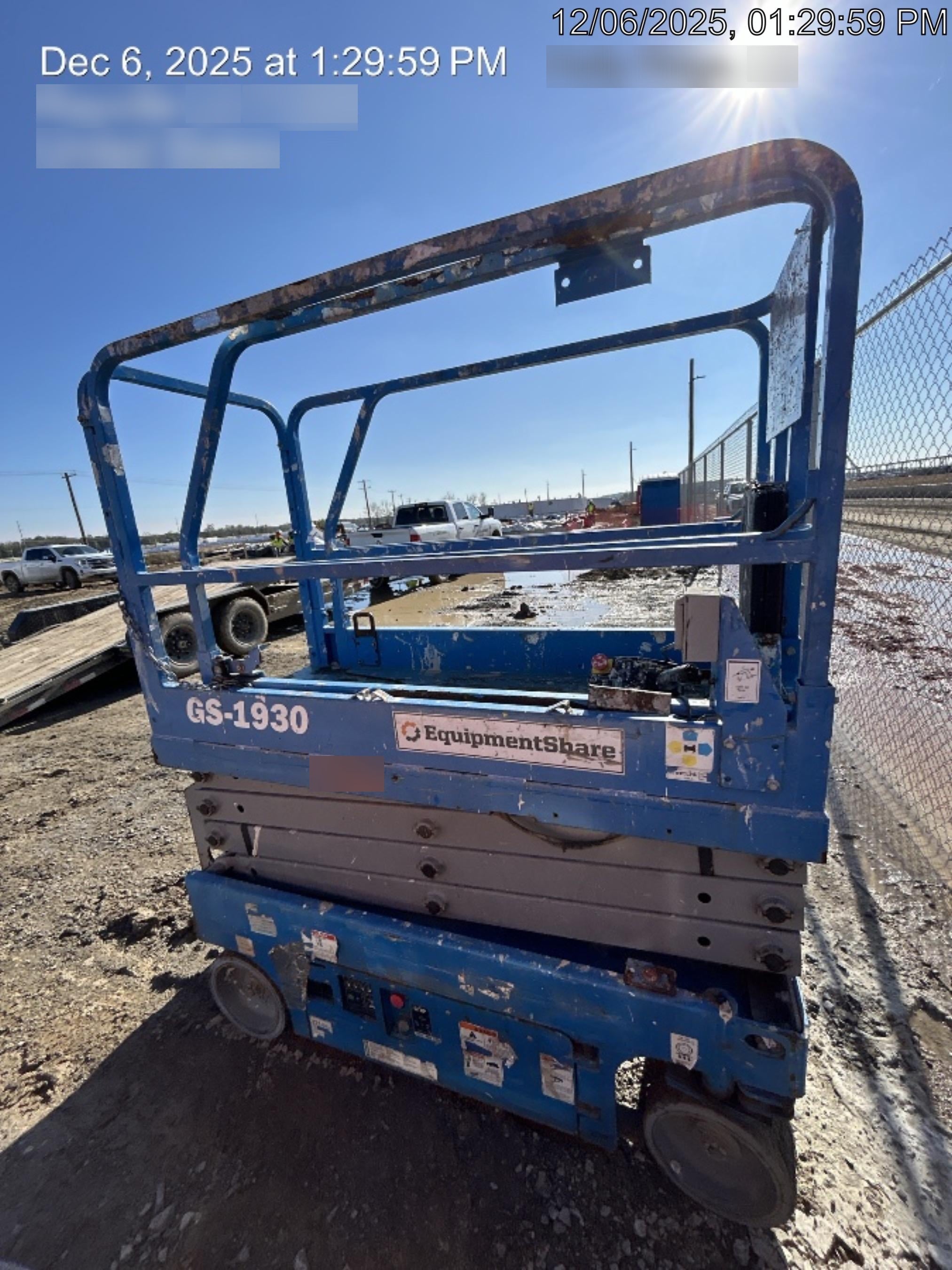 2019 Genie GS-1930 Fixed Rails with Chain Entry