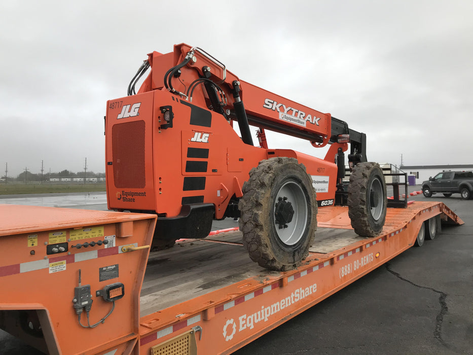 2019 Skytrak 6036 Canopy, Solid Tires, LED Work Lights, Beacon w/72" Carriage, 48" Pallet Forks