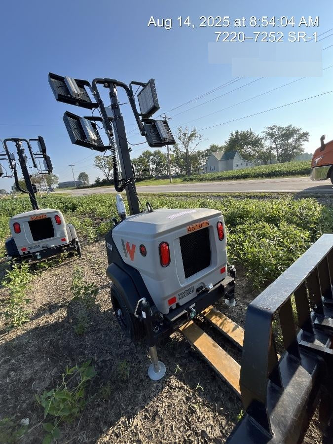 2024 Wacker Neuson LTT4 Diesel, Kohler KDW702, Deep Sea Controller, Auto Start, LED 320W, Bypass Outlet, T3