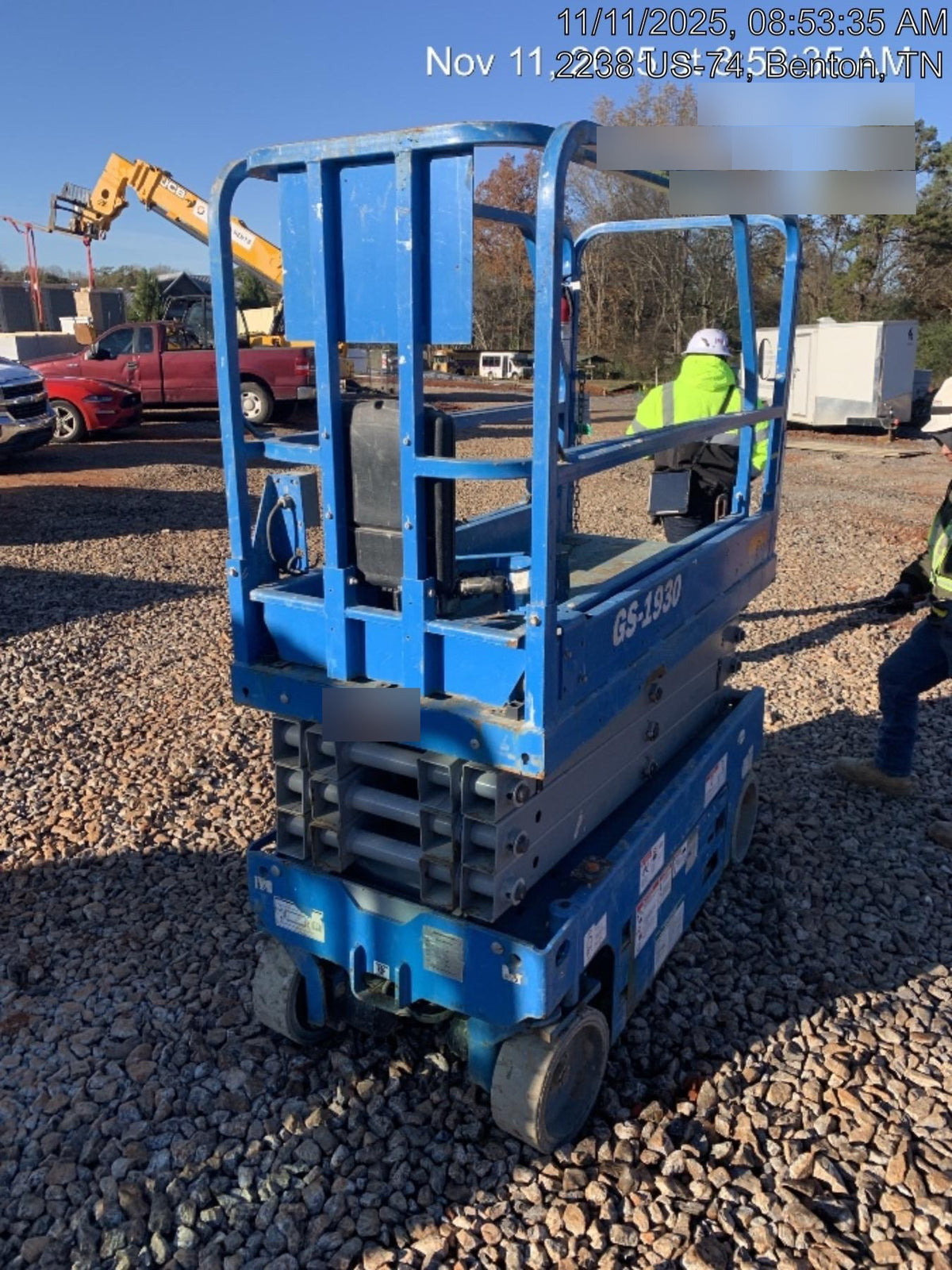 2019 Genie GS-1930 Fixed Rails with Chain Entry