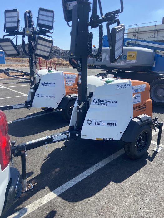 2023 Generac MLT2 Diesel, Flex Switch 120V Input, Powerzone Controller, (4) 320W LED Lights, 4kW Generator, 39.9 Gal Fuel Tank, 2" Ball, T3