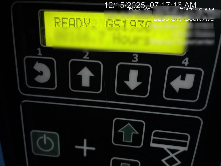 2020 Genie GS-1930 Solid Non Marking Tires, Beacon, Folding rails with half height swing gate, 800W Inverter