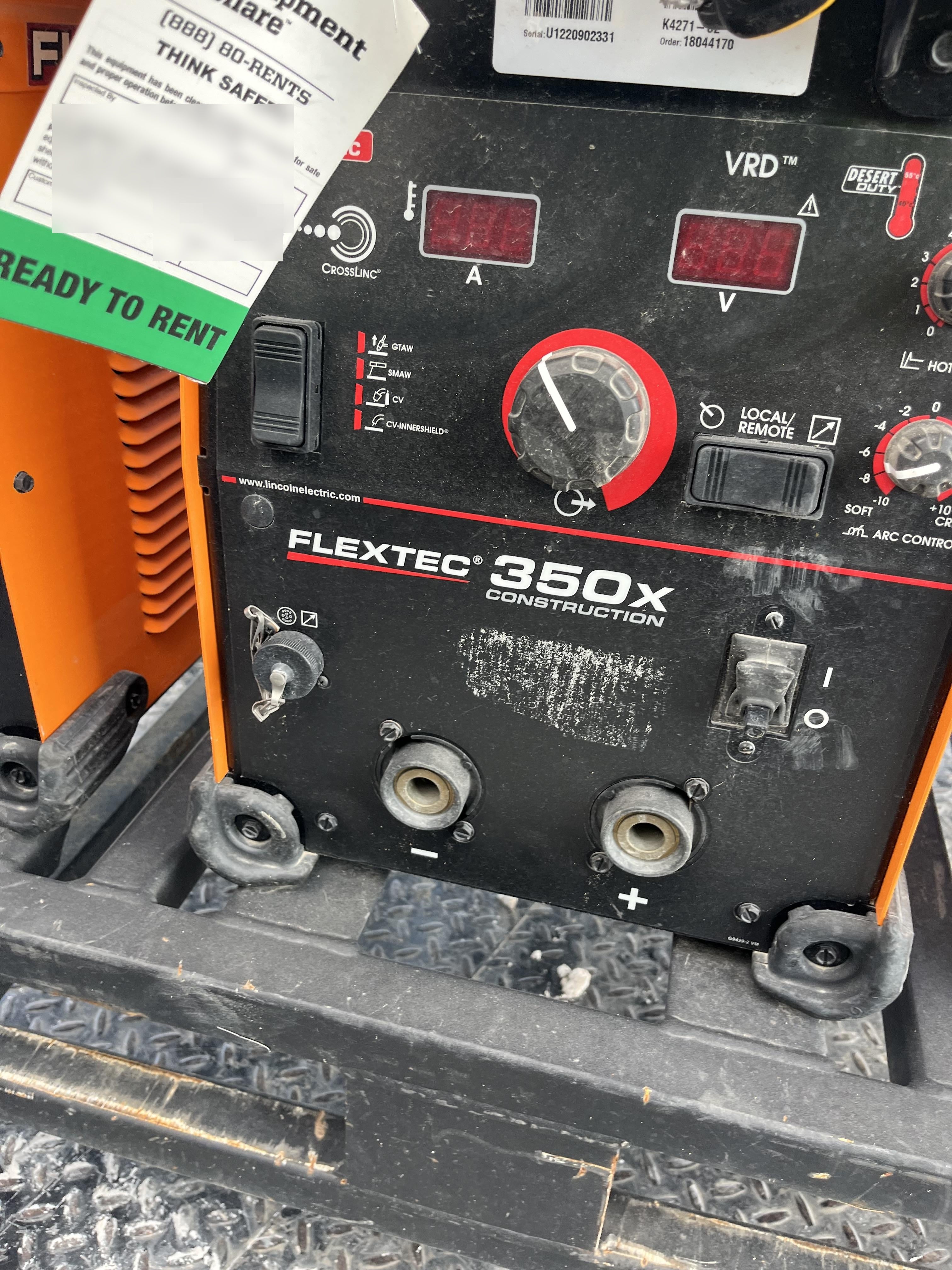 2022 LINCOLN ELECTRIC FLEXTEC 350X