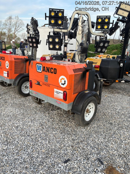 2024 Wanco WLTT-4MM4K Diesel, Deep Sea Controller, Shore Power Plug, Auto Start, (4) 350W LED Floodlights, 4kW Generator, 60 Gal Fuel Tank, 2" Ball, T3