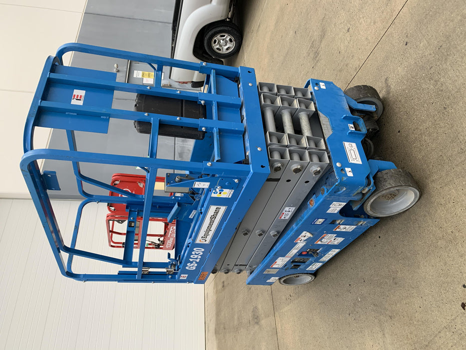 2020 Genie GS-1930 Solid Non Marking Tires, Beacon, Folding rails with half height swing gate