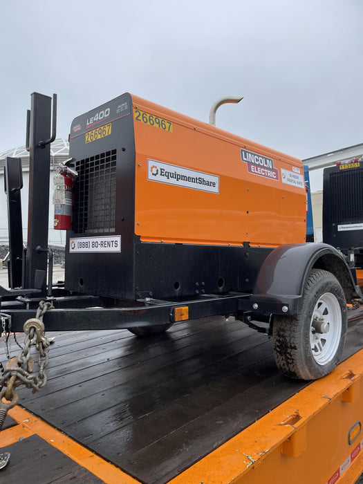 2022 Lincoln Electric LE400 Kubota V1505, Trlr, Cable Rack, Light Kit, ES Decals, T3