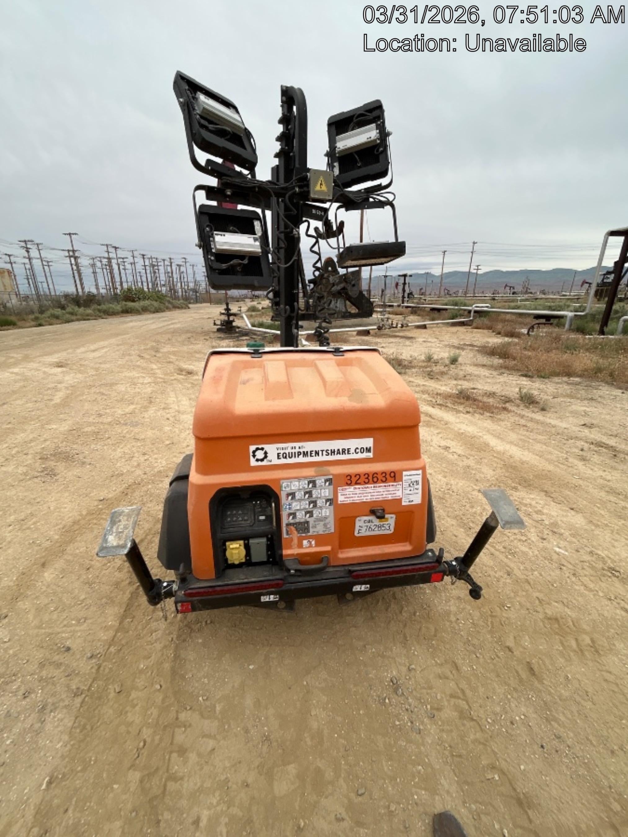 2023 Generac MLT2 Diesel, Flex Switch 120V Input, Powerzone Controller, (4) 320W LED Lights, 4kW Generator, 39.9 Gal Fuel Tank, 2" Ball, T3