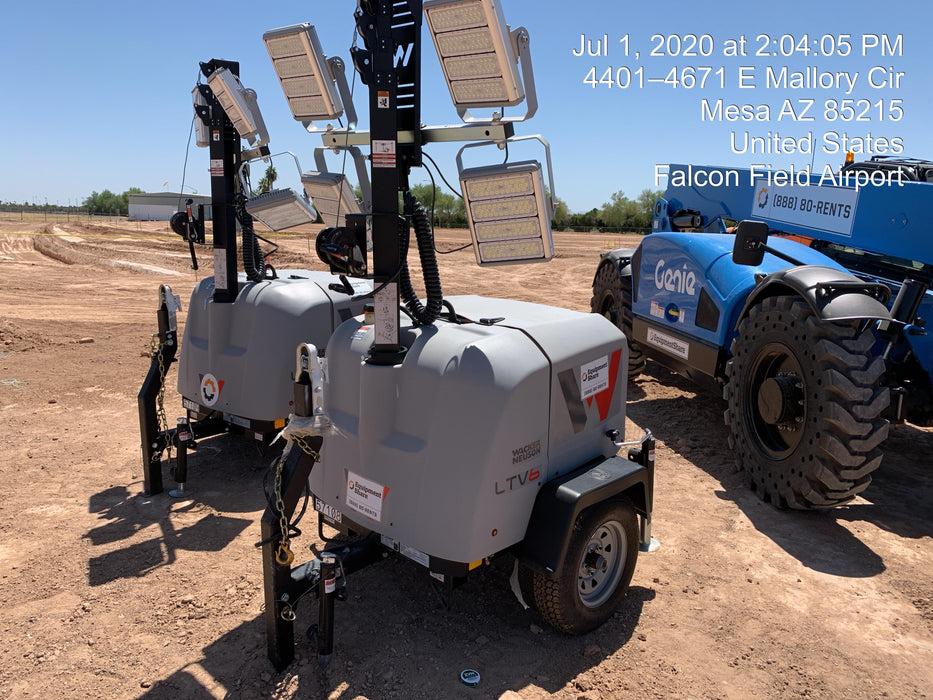 2019 Wacker Neuson LTV6K-LED Standard LED Towable Light Tower w/None