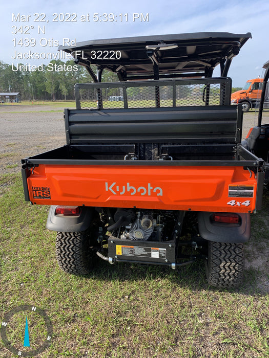 2022 Kubota RTV-X1140W-H Plastic Canopy, Windshield Acrylic Clear, LED Strobe Light, Wire Harness Kit, Back up Alarm