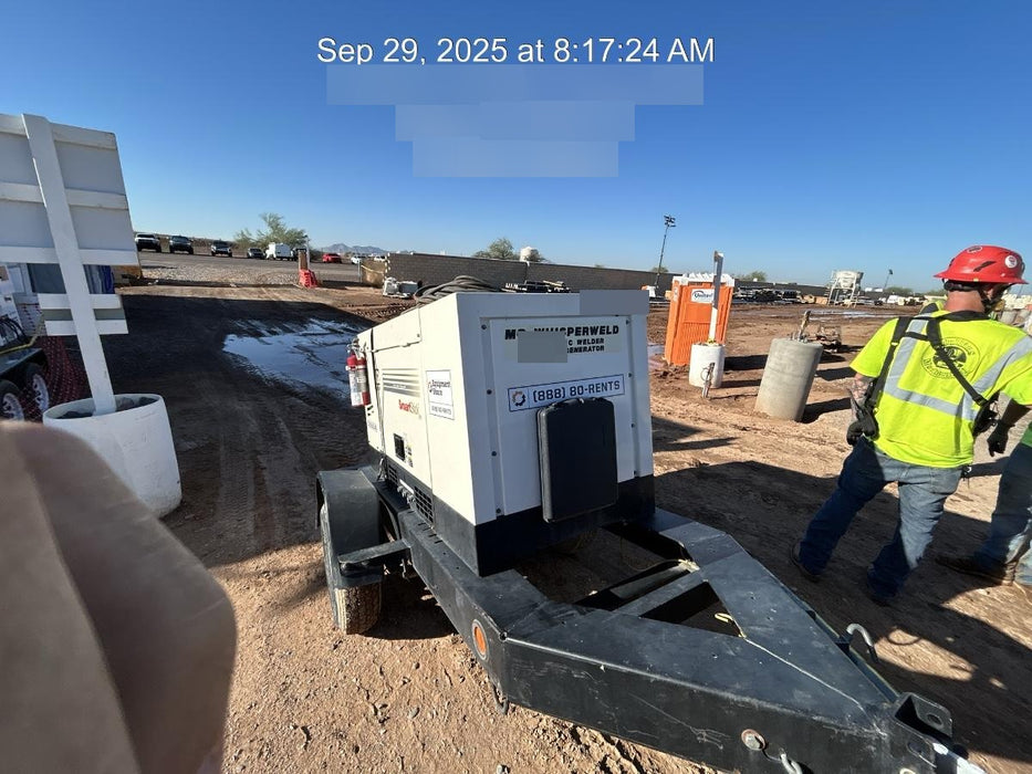 2020 Multiquip DLW400ESA4 400 amp Welder, 14kW, 120/240V, T4F Kubota, Trailer