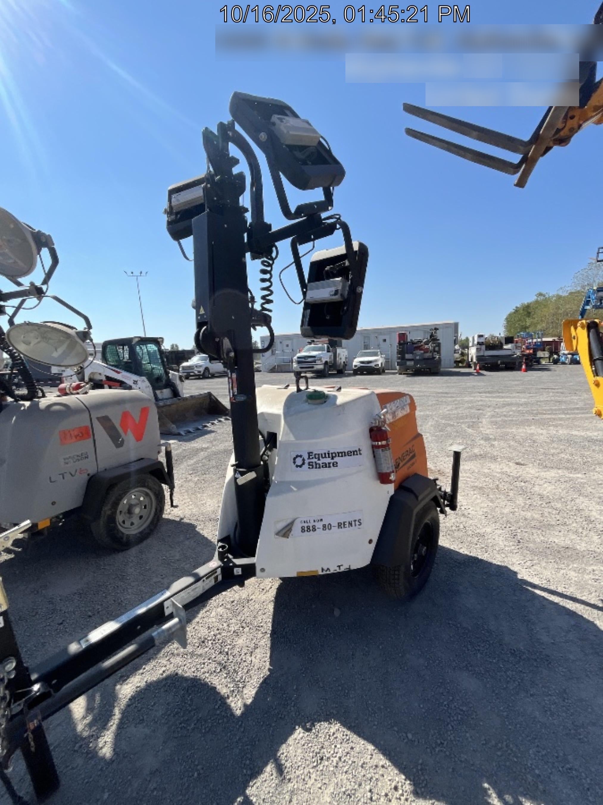 2024 Generac MLT2 Diesel, Flex Switch 120V Input, Powerzone Controller, 
(4) 320W LED Lights, 4kW Generator, 39.9 Gal Fuel Tank, 2" Ball, T3