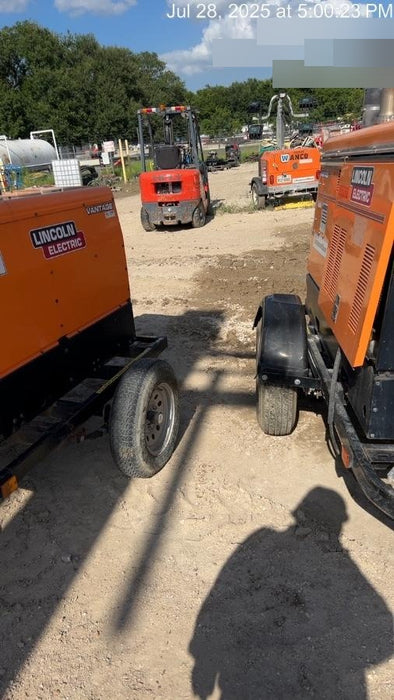 2021 Lincoln Electric Vantage 549X Ready Pak 3, ORANGE (includes trailer, cable rack, fender light kit)
