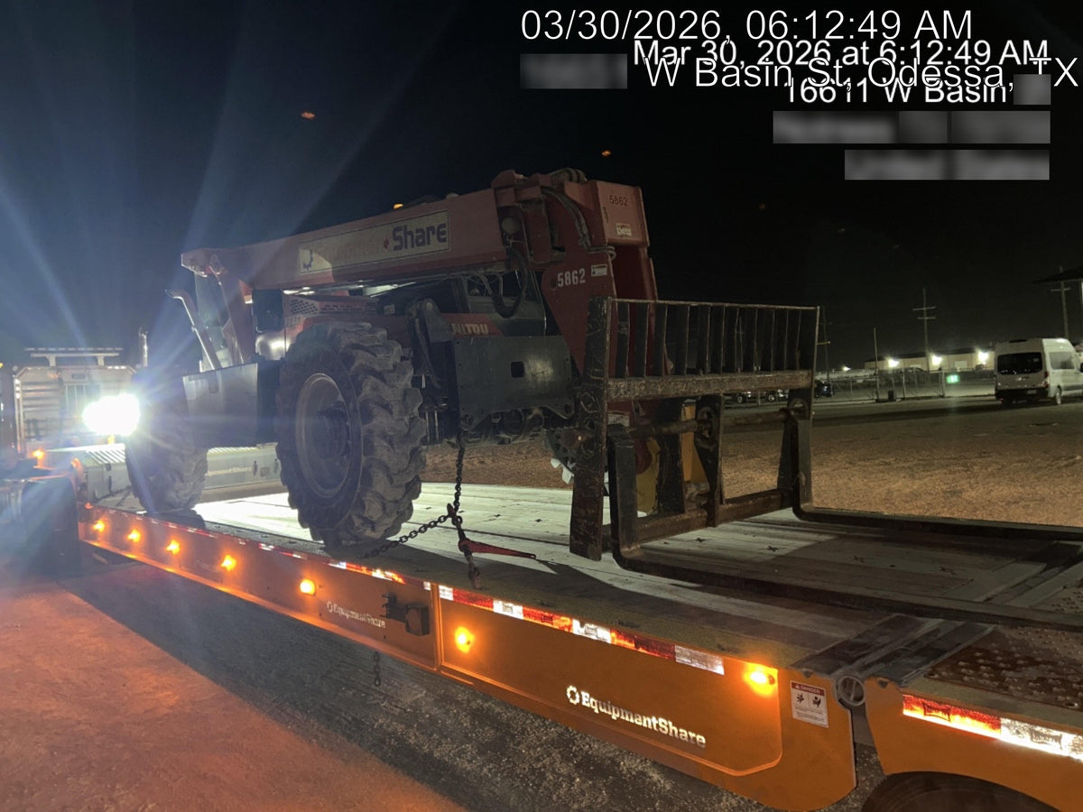 2018 Manitou 12042 Manitou MTA 12042, Solid Tires, 66" Carriage, Open ROPS, Flashing Beacon and Work Light Package