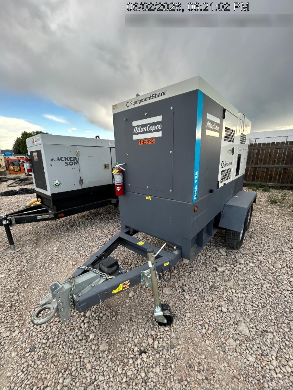 2021 ATLAS COPCO QAS 125