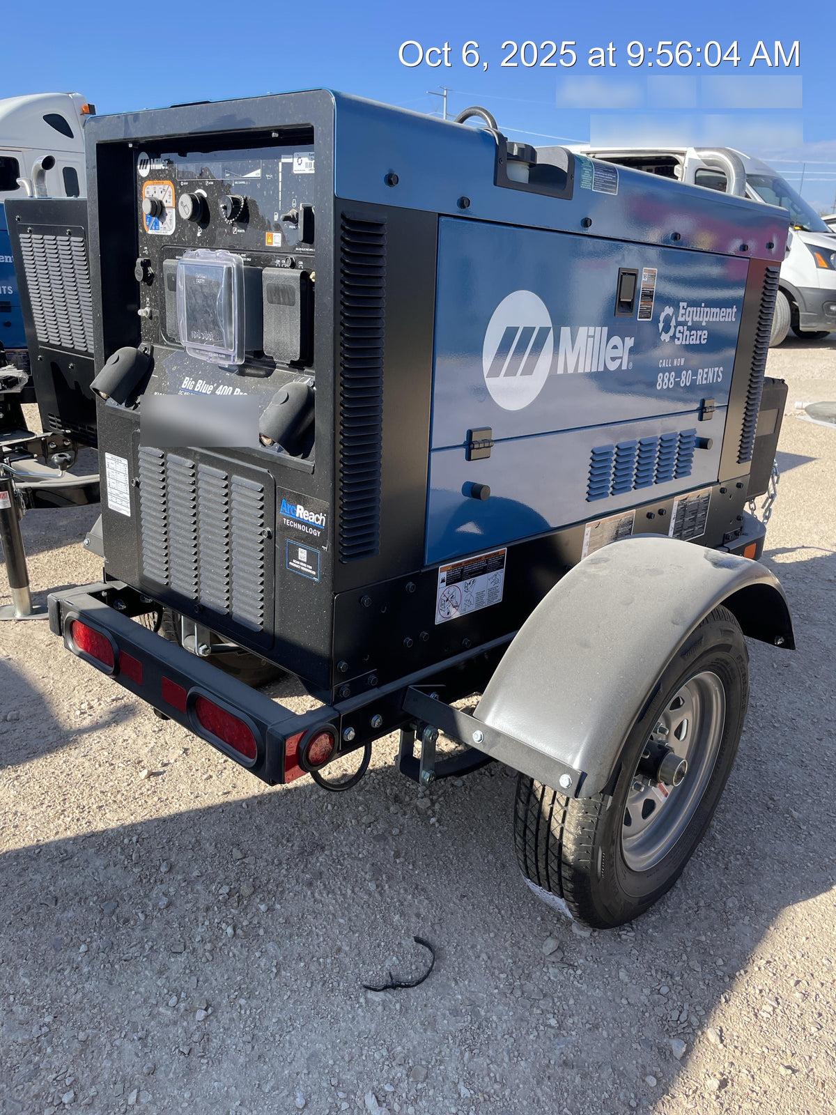 2025 MILLER ELECTRIC BIG BLUE 400