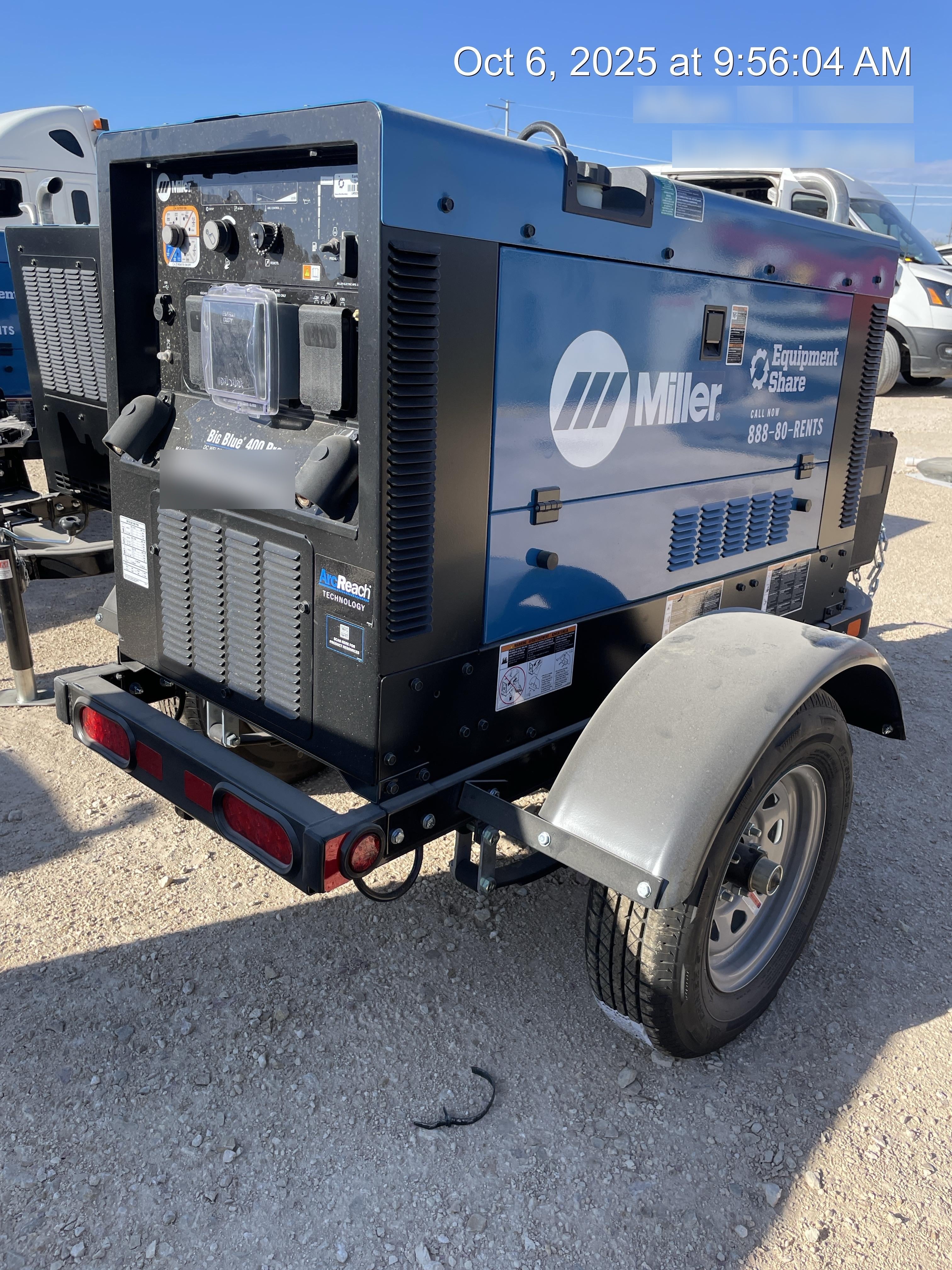 2025 MILLER ELECTRIC BIG BLUE 400