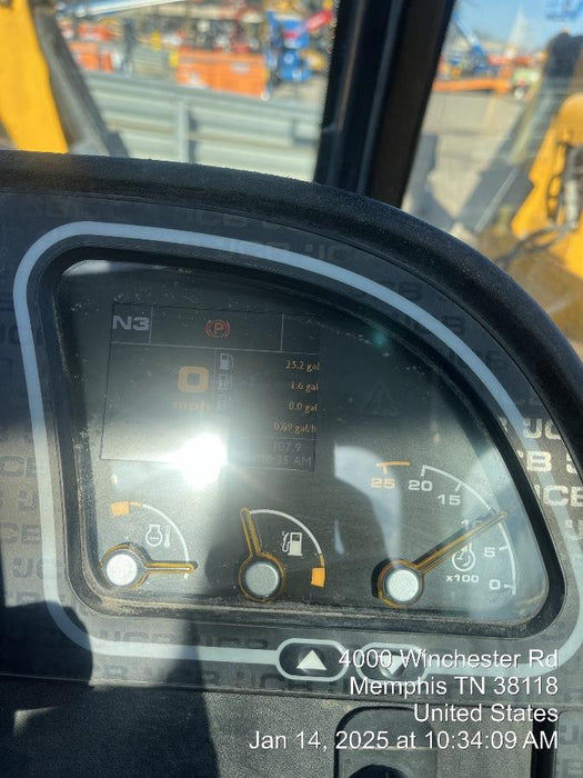2019 JCB 512-56 JCB 512-56 Enclosed Cab, 109 HP, Solid Tires, Worklights, Beacon, Aux Hydraulics, Lifting Eye