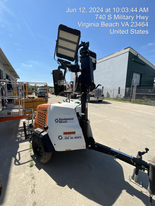 2023 Generac MLT2 Diesel, Flex Switch 120V Input, Powerzone Controller, 
(4) 320W LED Lights, 4kW Generator, 39.9 Gal Fuel Tank, 2" Ball, T3